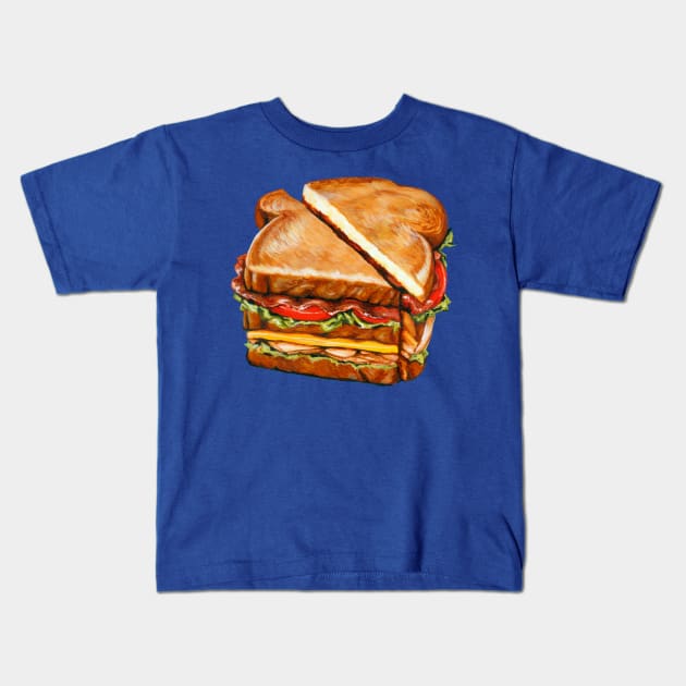 Turkey Club Kids T-Shirt by KellyGilleran